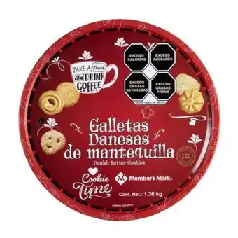 Sam's Club Galletas danesas member's mark 1.36 kg oferta