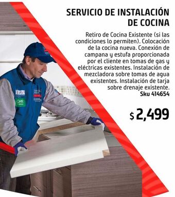 Sodimac Homecenter Servicio de instalación de cocina oferta