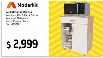 Sodimac Homecenter Auxiliar de cocina eva 70x89.5 cm oferta