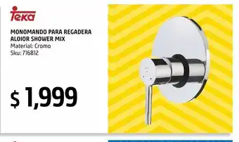 Sodimac Homecenter Monomando para regadera aloior shower oferta