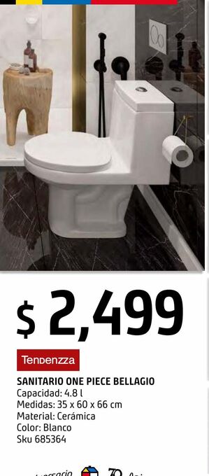 Sodimac Homecenter Sanitario wc one piece bellagio oferta