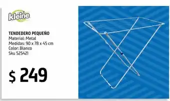 Sodimac Homecenter Tendedero pequeño 90 x 49 x 78 cm oferta