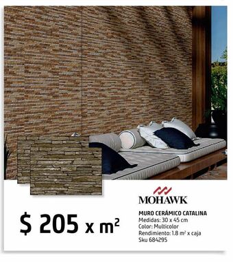 Sodimac Homecenter Muro catalina 30x45 cm oferta