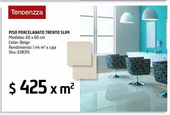 Sodimac Homecenter Porcelanato rectificado trento slim 60x60 oferta