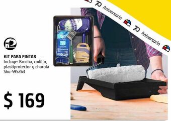 Sodimac Homecenter Kit rodillo y brocha domést 9" 5 pzas oferta