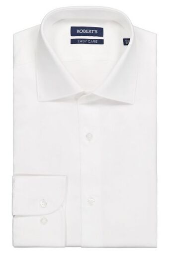 Camisa roberts easy care color blanco regular fit