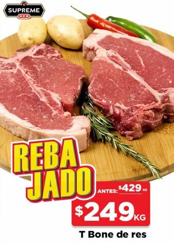 HEB T Bone de Res oferta