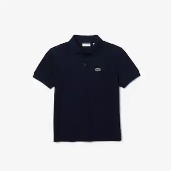 Lacoste Polo lacoste fun print cotton piqué para niños oferta
