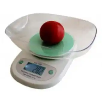 Báscula de cocina digital 10 kg y recipiente para liquidos