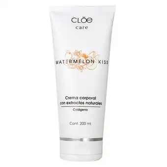 Crema corporal cloe care beso de sandia 200ml 1carv21006san