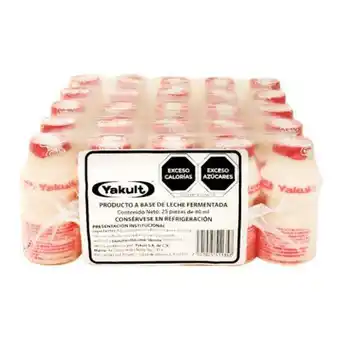 Sam's Club Producto fermentado yakult 25 pzas de 80 ml c/u oferta