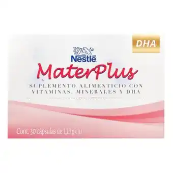 Sam's Club Suplemento alimentico nestlé mater plus 30 cápsulas oferta