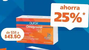 Farmacia San Pablo Omeprazol aurax 30 cápsulas oferta