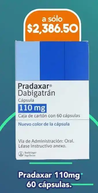 Farmacia San Pablo Pradaxar 60 cápsulas oferta