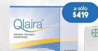 Qlaira 28 comprimidos caja estradiol 3 mg