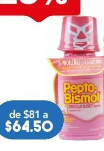 Farmacia San Pablo Pepto bismol original 118 ml suspensión frasco dosificador bismuto 262 mg oferta