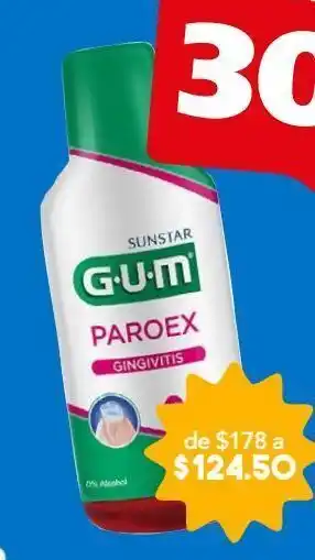 Gum enjuague bucal paroex gingivitis 300 ml