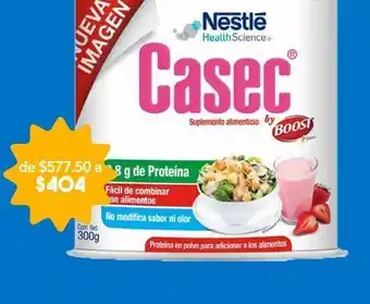 Farmacia San Pablo Casec boost suplemento alimenticio proteína en polvo 300 g oferta