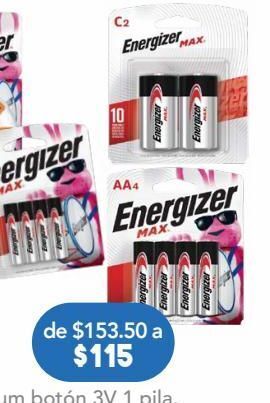 Farmacia San Pablo Energizer pilas max aa 4 piezas oferta
