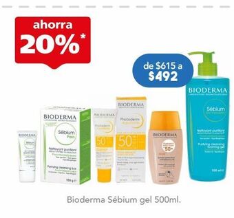 Farmacia San Pablo Bioderma sebium gel de limpieza facial 500 ml oferta