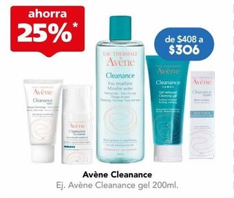 Farmacia San Pablo Avène cleanance gel limpiador purificante y matificante para piel grasa o con acné 200 ml oferta