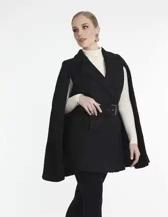 Abrigo nine west de lana para mujer