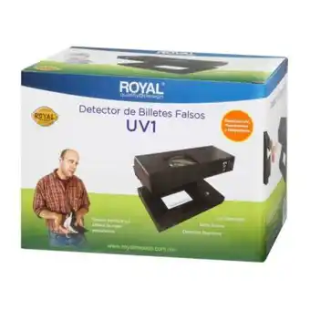 Detector de billetes falsos royal mod. uv1