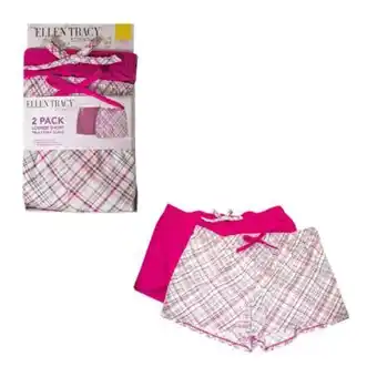 Sam's Club Set de shorts para dama ellen tracy talla g rosa 2 pzas oferta
