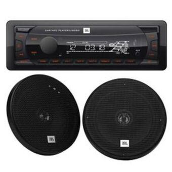 El Bodegón Paquete de bocinas y autoestéreo jbl 6.5p negro celebrity pk621 oferta