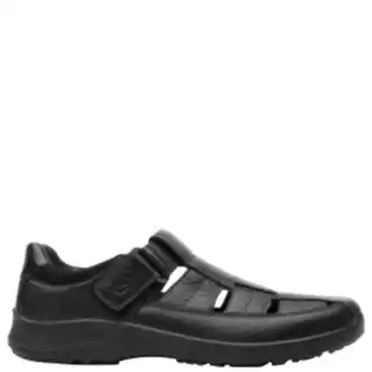 Chapur Sandalia con piel graneada para hombre flexi oferta