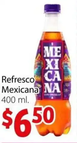 Soriana Mercado Refresco Mexicana 400ml oferta