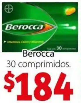 Soriana Mercado Berocca 30 Comprimidos oferta