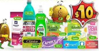 Bodega Aurrerá Equate, Cloralex, Naturella oferta