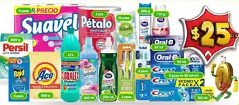 Bodega Aurrerá Raid, Persil, Suavel, Pétalo Oral-B, Crest oferta
