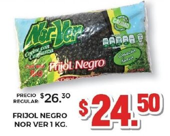 Frijol Negro Nor-Ver 1kg