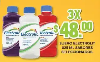 SuBodega Suero Electrolit 3 x 625ml sabores seleccionados oferta