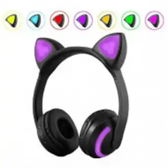 Fandeal Audífonos led orejas de gato bluetooth oferta