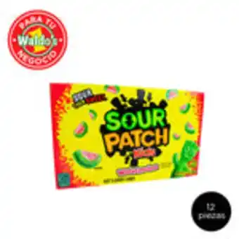Mayoreo dulces sour patch watermelon, 12 cajas