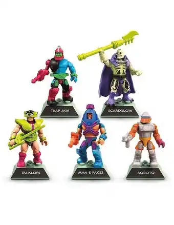 Set figuras mega construx héroes motu de masters of the universe