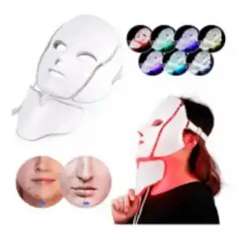 Fandeal Máscara led, cubre rostro y cuello, elimina arrugas oferta