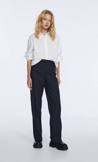Stradivarius Pantalón vestir printstripe oferta