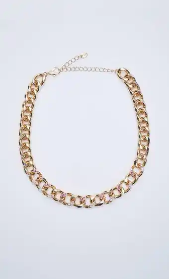 Stradivarius Cadena chunky cristal color oferta