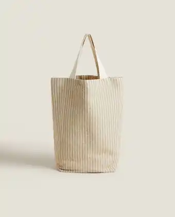 ZARA HOME Bolsa playa rayas oferta