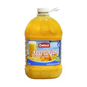 Concentrado delsol sabor naranja 5 l