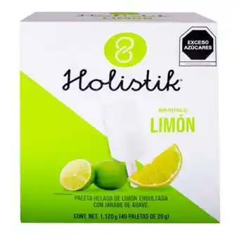 Sam's Club Paleta helada de limón holistik 40 piezas de 28 gr c/u oferta