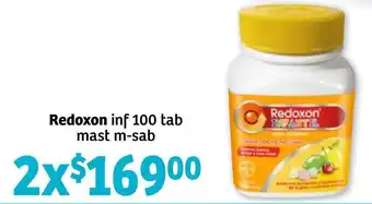 Soriana Híper Redoxon Infantil 2 x 100 tab oferta