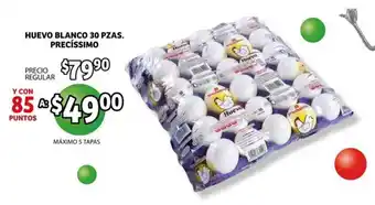 Soriana Mercado Huevo Blanco Precíssimo 30 pzas. oferta