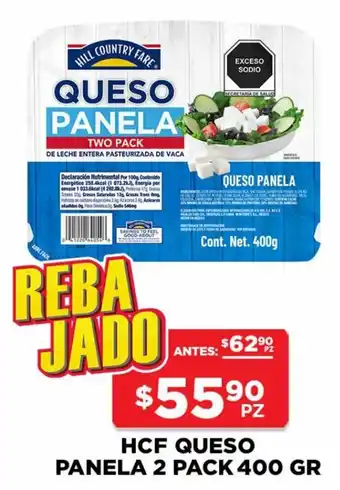 HEB Hill Country Fare Queso Panela 2 pack x 400g oferta