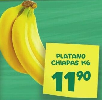Alsuper Platano Chiapas kg oferta