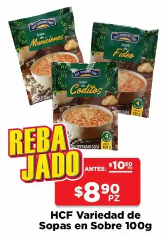 HEB Hill Country Fare Variedad de Sopas en Sobre 100g oferta